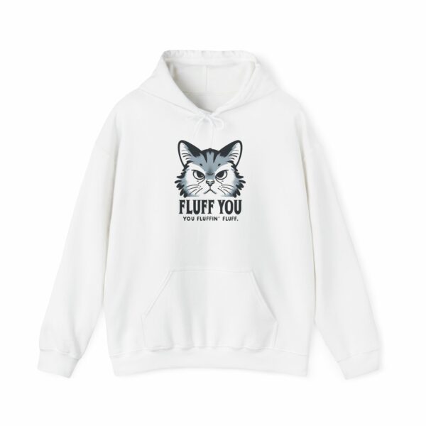 Funny Cat Hoodie – Cozy Grumpy Cat Sweatshirt for Cat Lovers - Image 2