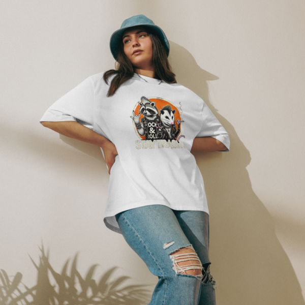 Stay Trashy Oversized T-Shirt | Rock & Roll Style - Image 17